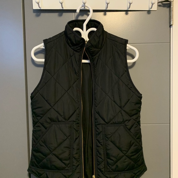 Black quilted vest, J.Crew - Picture 2 of 3